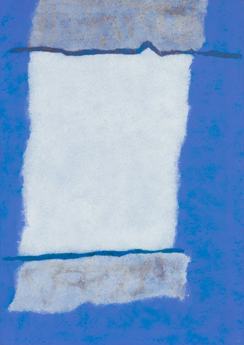 Theodoros Stamos Infinity Field, Lefkada Series, 1980 Acrylic on canvas, 33 7/8 x 24 in. (86 x 61 cm)