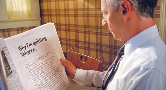 What was Henry thinking when he read Don's 'Why I'm quitting Tobacco' letter? : r/madmen What was Henry thinking when he read Don's 'Why I'm quitting Tobacco' letter? : r/madmen