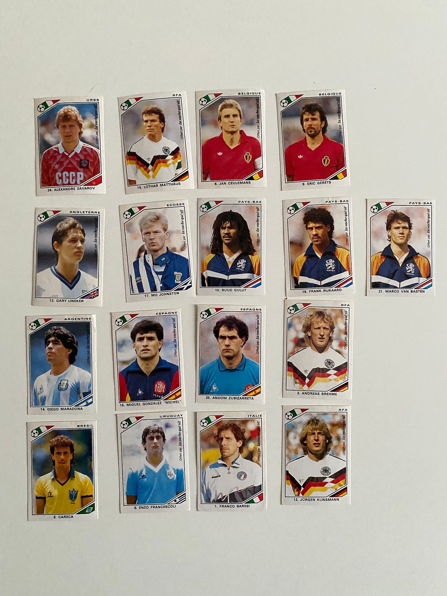 Figurine la vache qui rit Italia 90