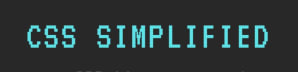 CSS Simplified
