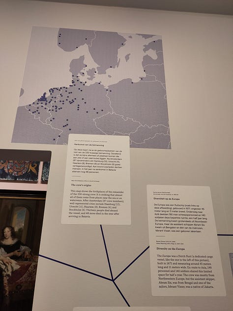Vue de l'exposition " Panorama Amsterdam. A Living History of the City", Amsterdam Museum, printemps 2025