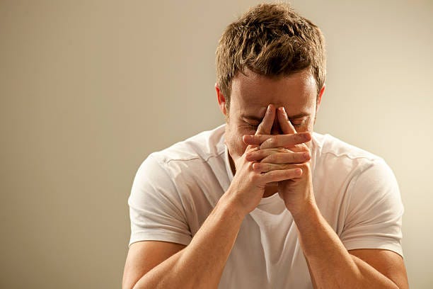 21,200+ Man Holding Head In Hands Stock Photos, Pictures ...
