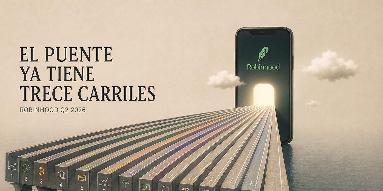 Robinhood: El Puente Ya Tiene 13 Carriles