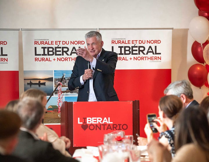 Carleton MP Bruce Fanjoy and 2025 Lanark–Frontenac Liberal Candidate Michelle Foxton