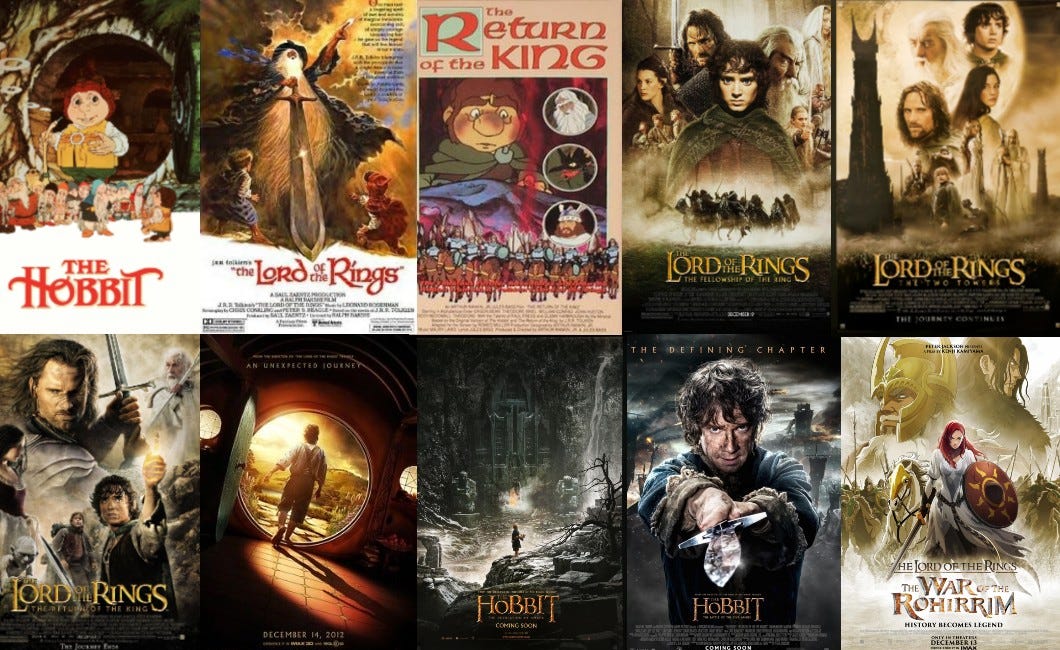 🎥 All 10 LOTR and Hobbit Films Ranked