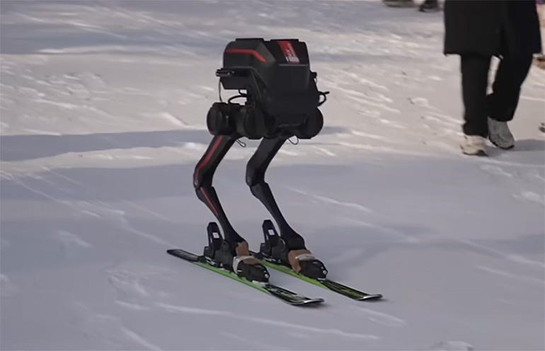 LimX Dynamics, which has raised $200 million, demonstrates its Tron 1 legged robot skiiing. LimX Dynamics, which has raised $200 million, demonstrates its Tron 1 legged robot skiiing.