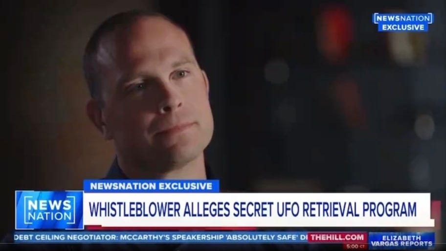 Red Flag: Alien spacecraft 'whistleblower' has never seen actual evidence of UFOs, and all of his sources are anonymous