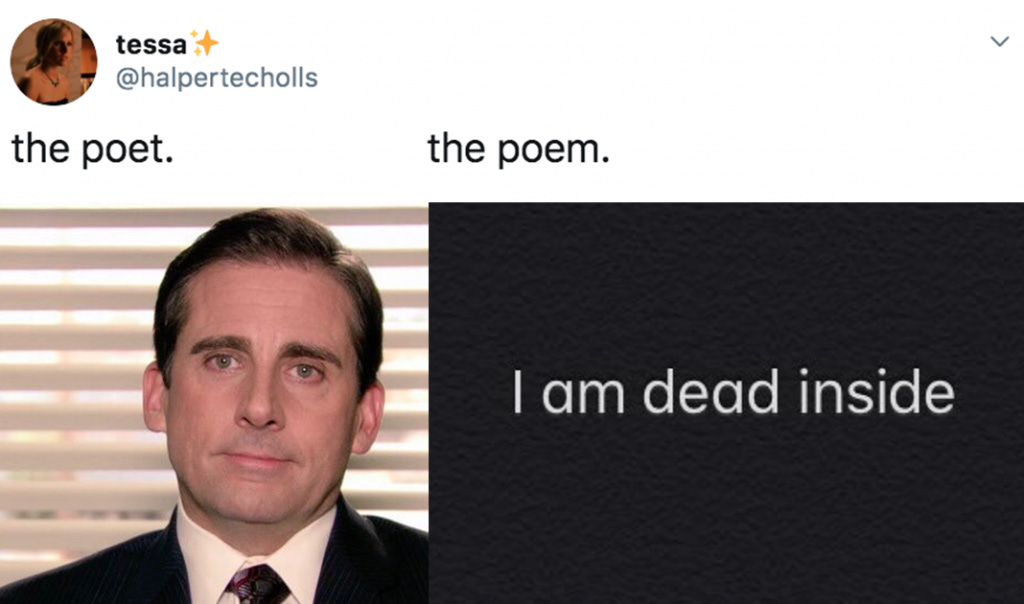 'The Poet The Poem' meme is hands down the funniest of 2020 so far