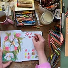 Drawing Apple Blossoms