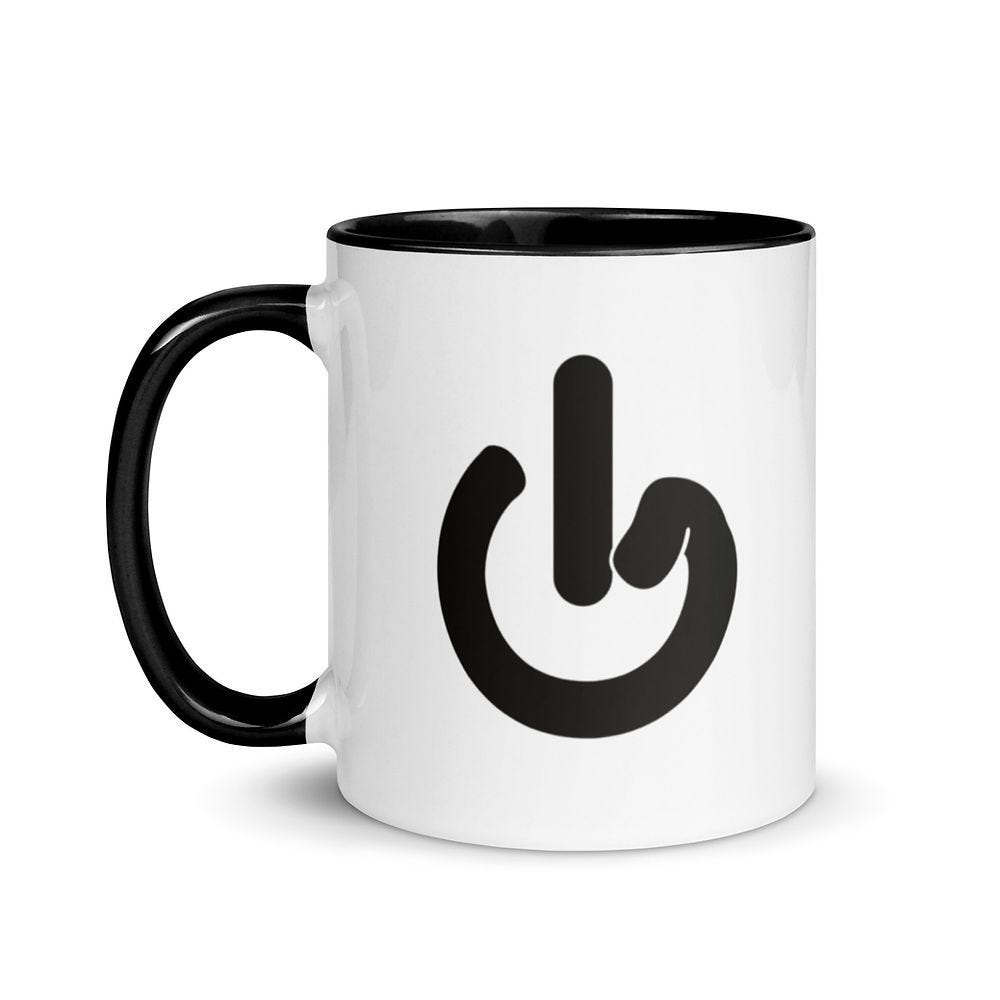 TFN Icon Mug b/w