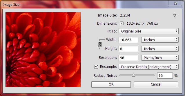 Image resolution for printing Image resolution for printing