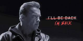 back. #TerminatorGenisys is in theaters ...