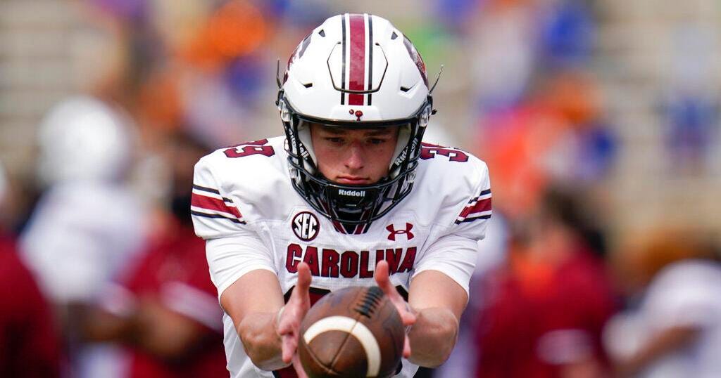 Gamecocks football punter off to NFL minicamp with Eagles