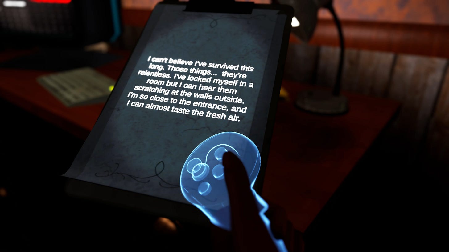 This is an image of ArmaniXR picking up an interactive text object. This is an image of ArmaniXR picking up an interactive text object.