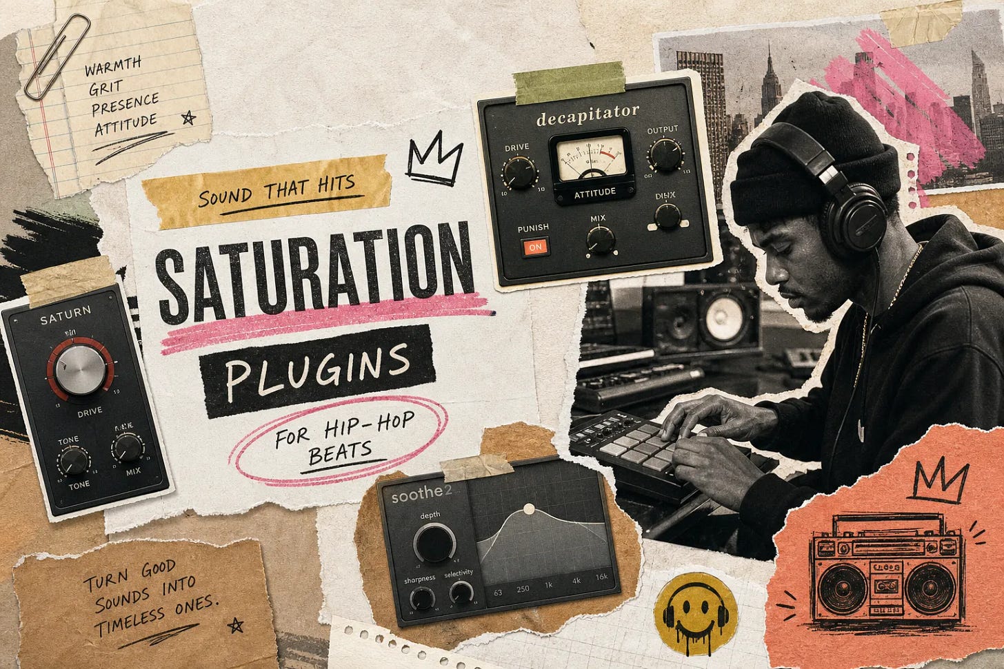 The best saturation plugins for hip-hop beats in 2026