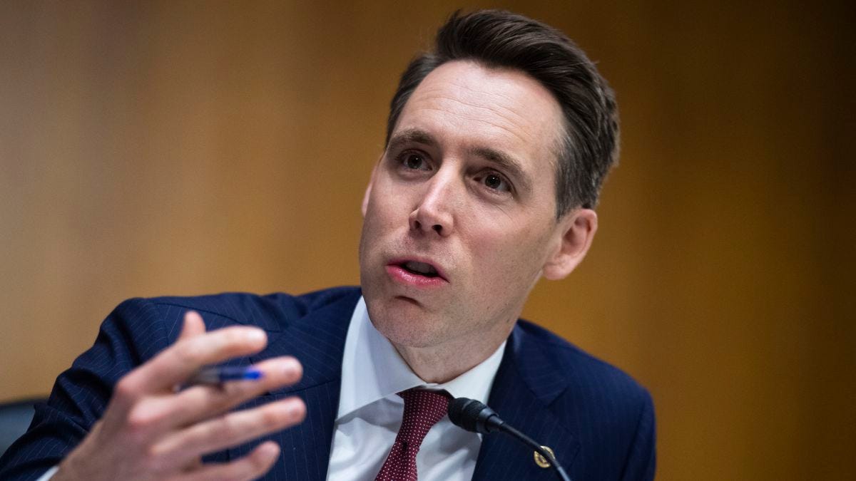 Missouri US Sen. Josh Hawley speaks on virus relief package, direct payments