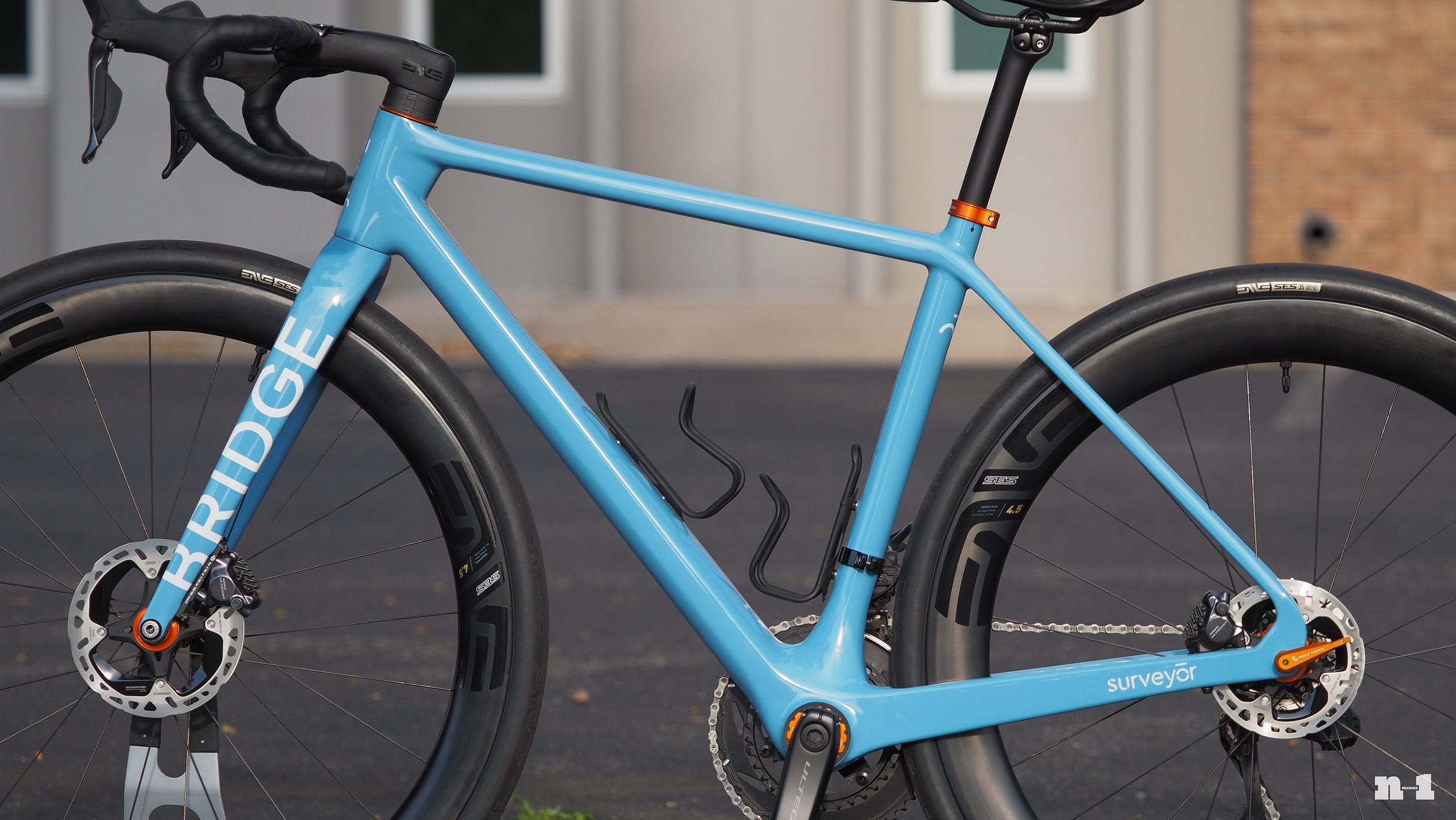 Bridge Bike Works Surveyor frame side view