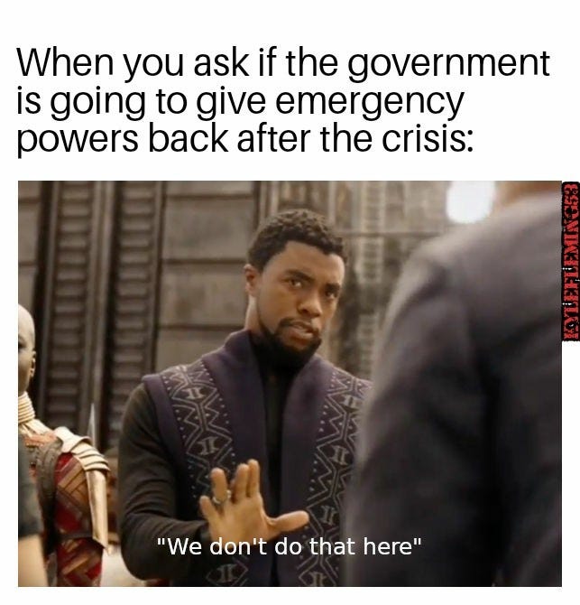 Never let a good crisis go to waste - Meme by kylefleming53 :) Memedroid