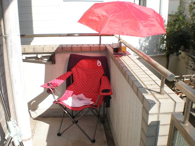 Balcony sweet spot Balcony sweet spot