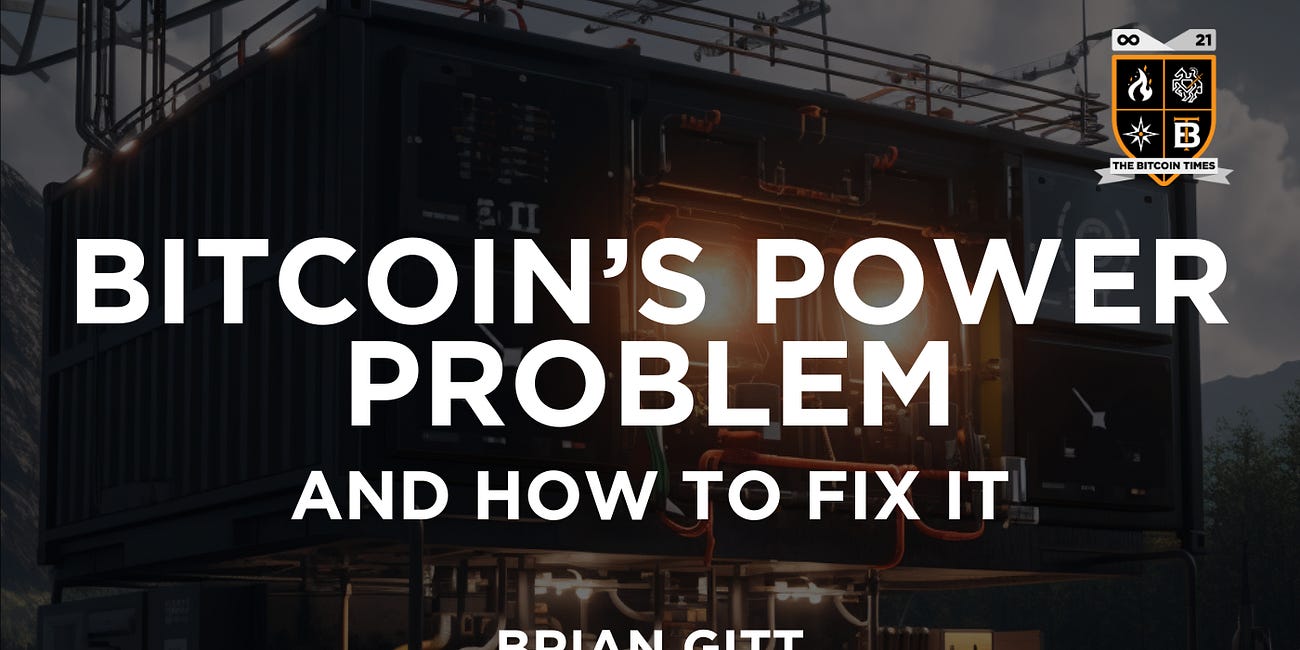 Bitcoin’s power problem and how to fix it