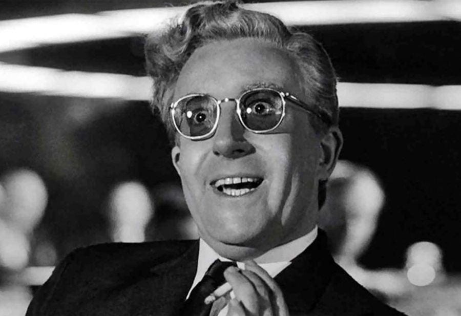 Peter Sellers' defining performance in 'Dr Strangelove'