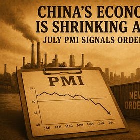 China Reports Weak PMIs: Manufacturing Loses Steam