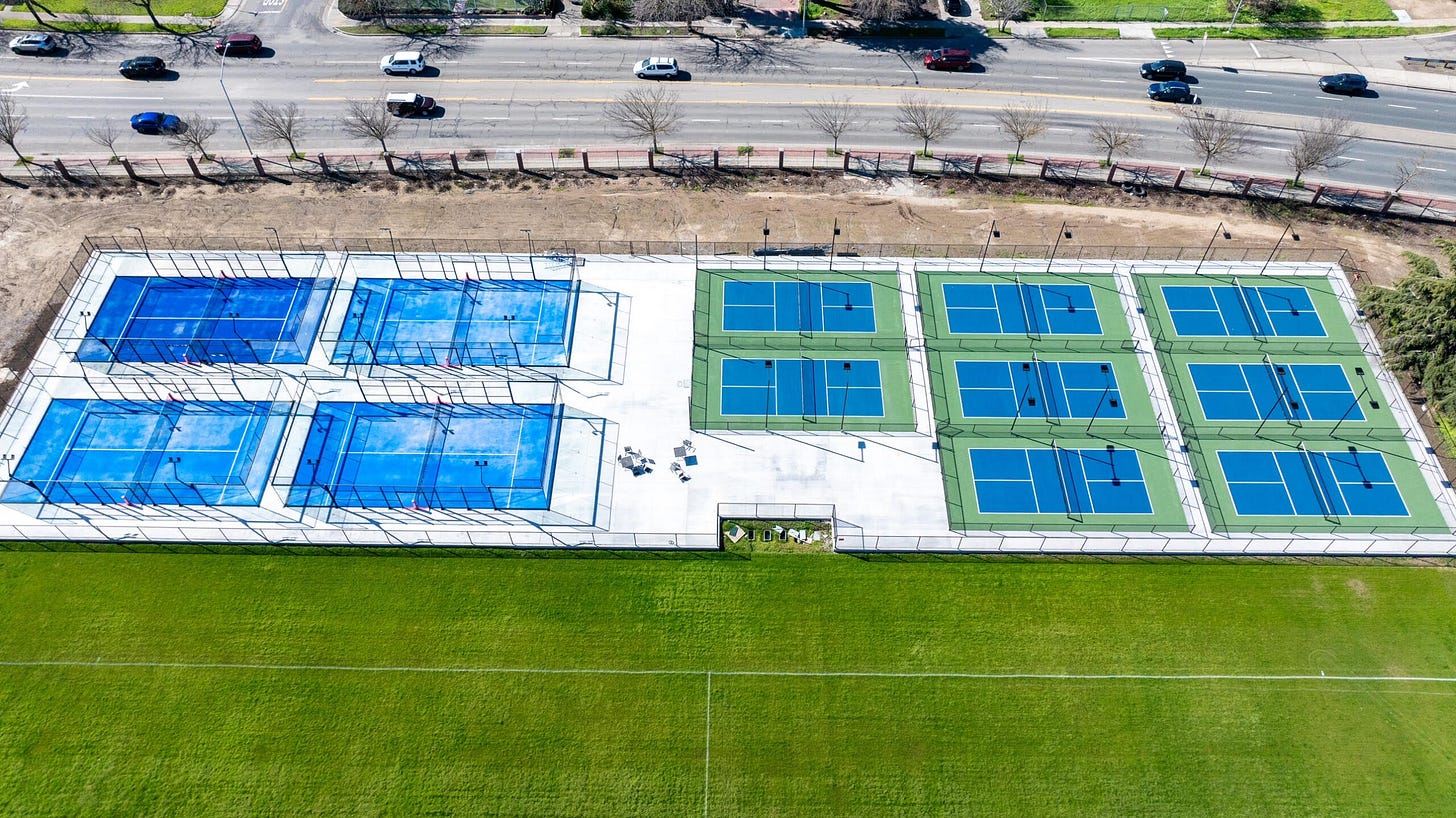 Taktika padel and pickleball courts in Stockton, CA
