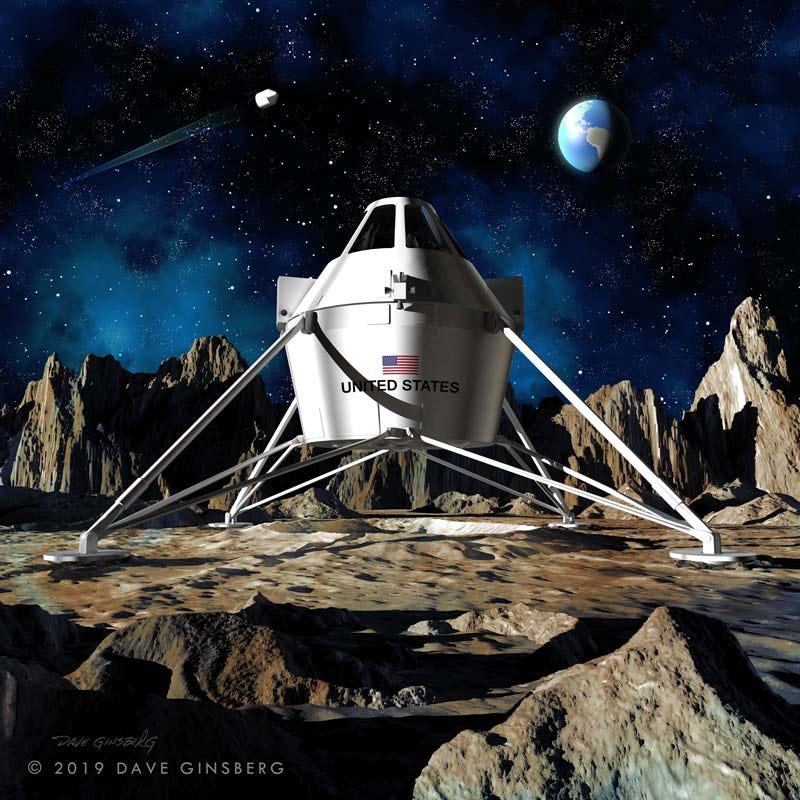 The Way It Was Imagined: 1962 LEM © 2019 Dave Ginsberg