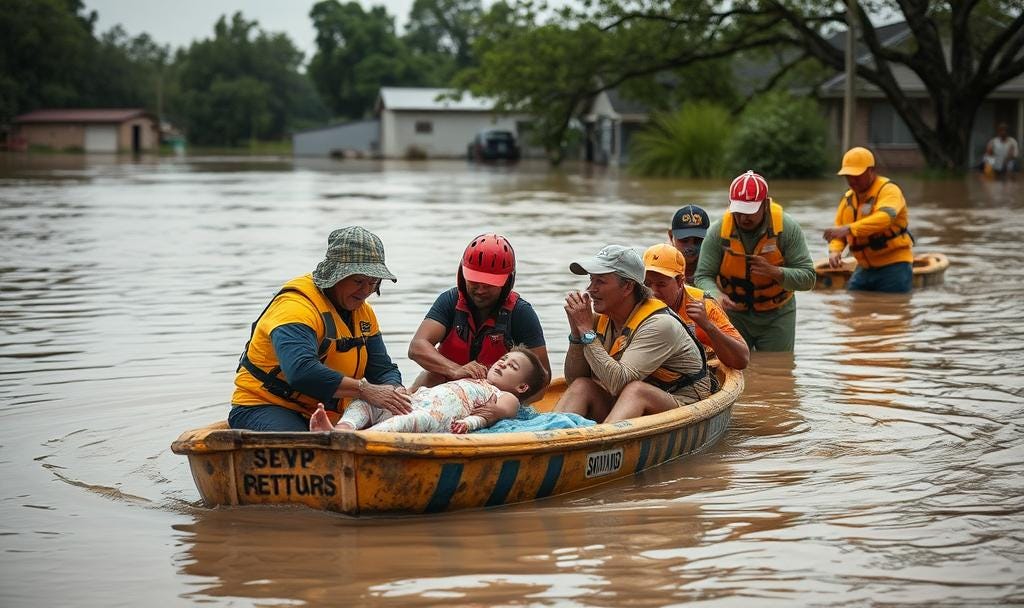 texas floods rescue efforts