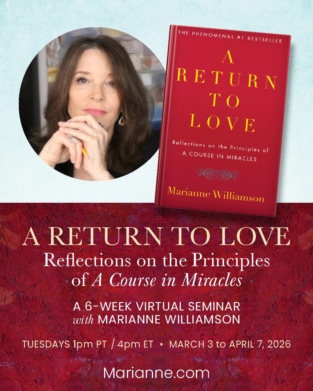 A RETURN TO LOVE - TRANSFORM with Marianne Williamson