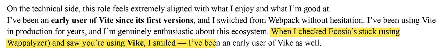 He researched the actual stack instead of guessing. He researched the actual stack instead of guessing.