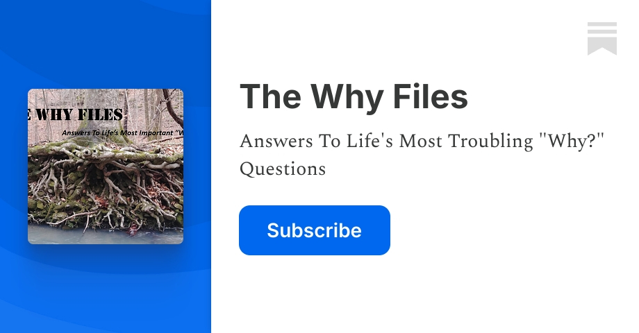 The Why Files | Oscar Joseph | Substack