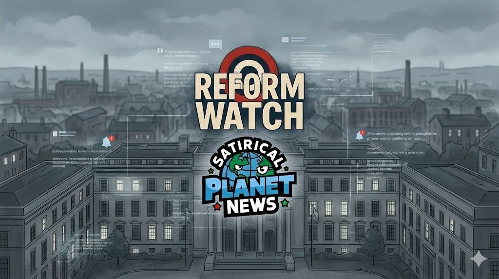 Reform’s Mr Bean: When Protest Politics Grabs The Pen And Public Duty Becomes Content