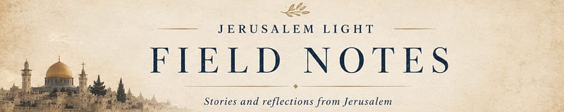 Jerusalem Light: Field Notes