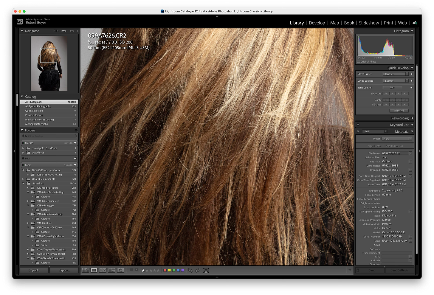 pixel peeping zoom at 50 megapixels of my Canon 5DsR