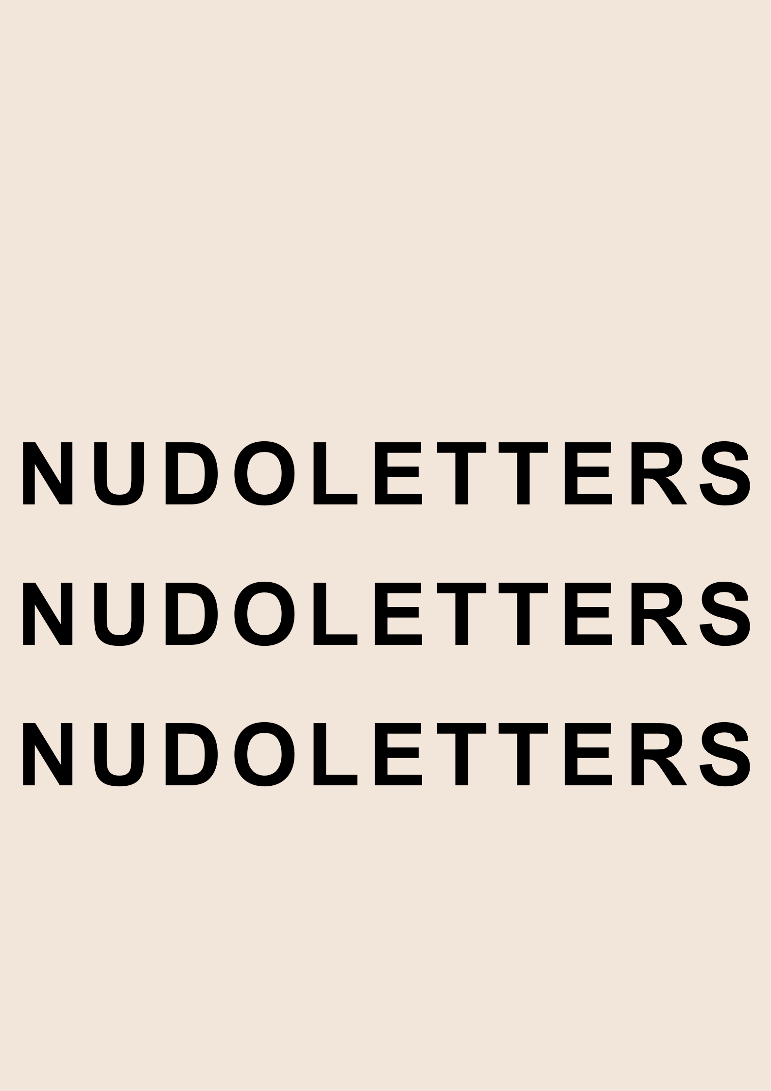 Nudoletters’s Substack