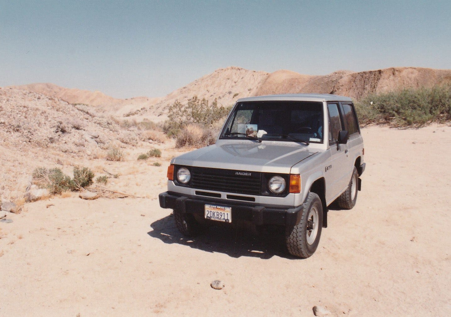 Dodge Raider sitting in the desert Dodge Raider sitting in the desert