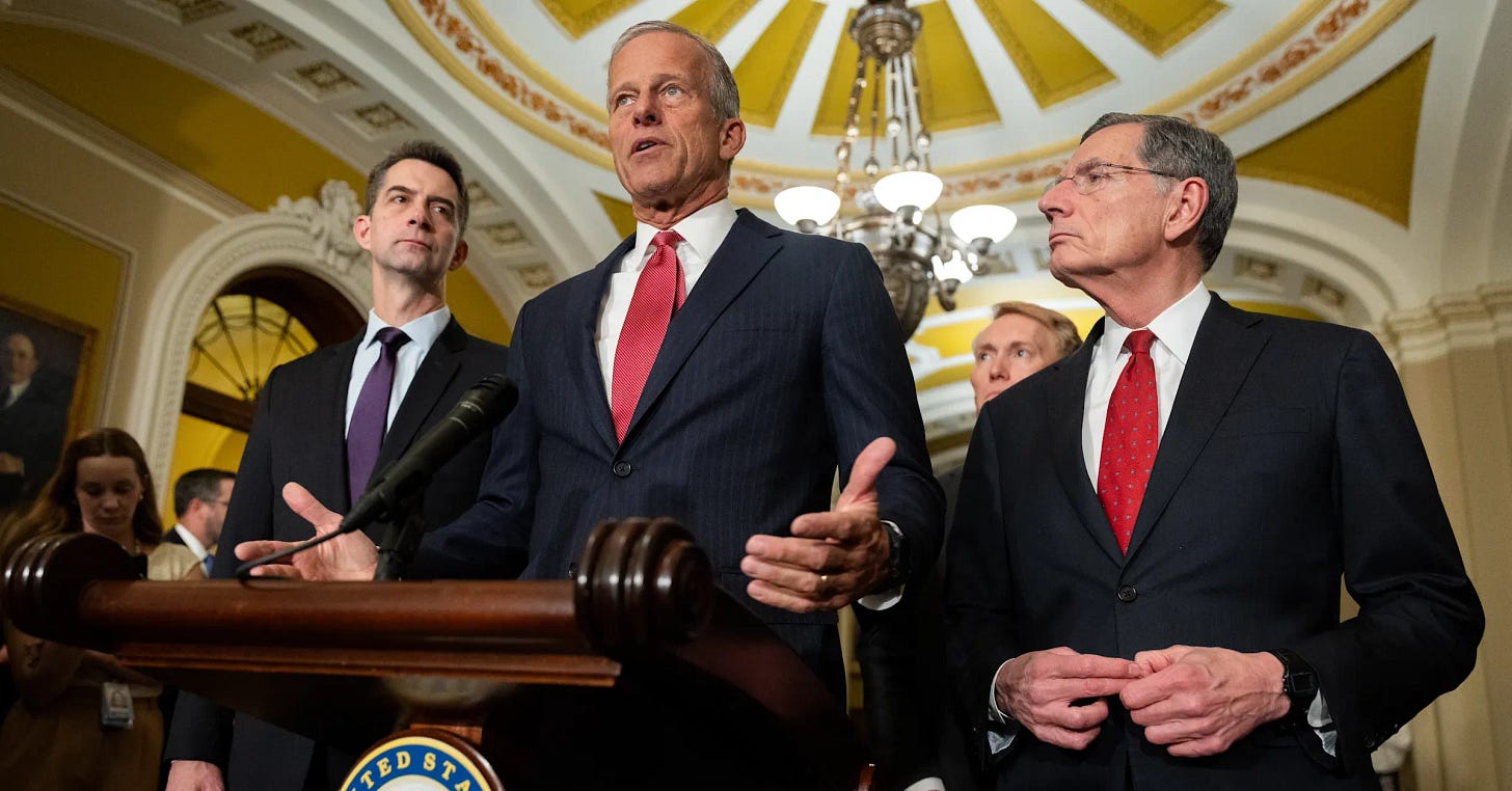 Senate Republicans clear go-it-alone path for ICE funding