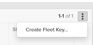 Fleet key Fleet key