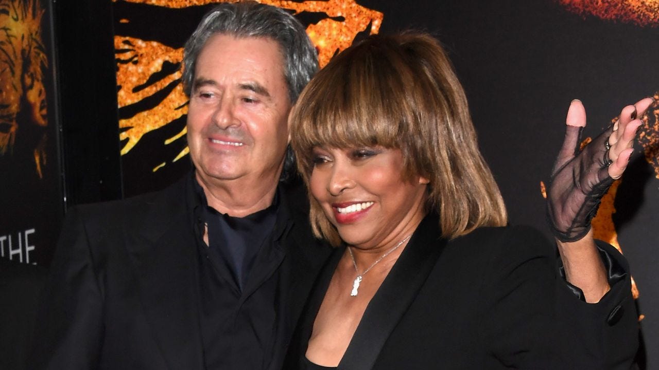 Turner and Erwin Bach attend the opening night of the "Tina" musical in London, in 2018. 