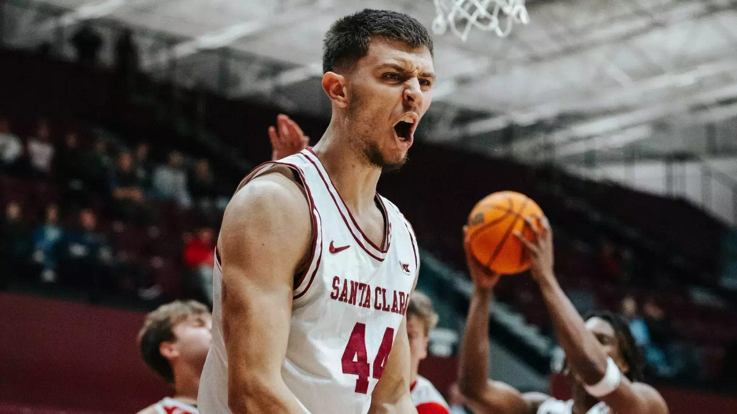 Jake Ensminger - 2026-27 - Men's Basketball - Santa Clara University