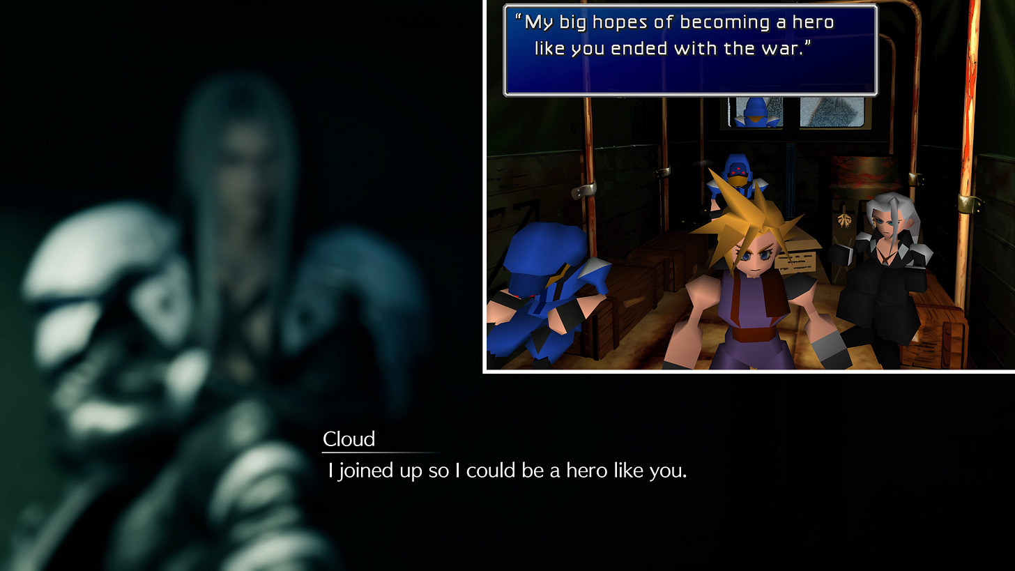 “Cloud” is hoping to become a hero.