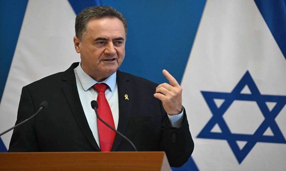 🚨 WEST BANK ALERT — Katz Threatens Mass Urban Expulsion to Desert Tents: “We Will Wage War in the West Bank Just Like Gaza and Southern Lebanon”