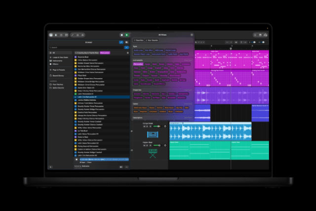 Logic Pro’s redesigned Browser on Mac centralizes loops, instruments, effect patches, and more, so finding the perfect sound is faster and more intuitive than ever.