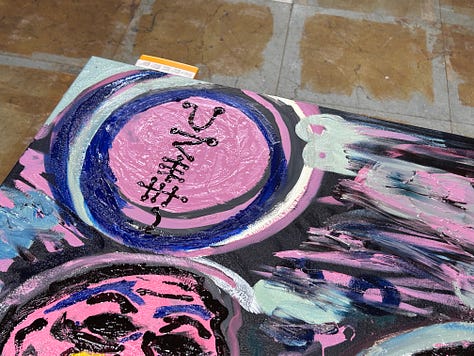 Phase 2 of my sans plan painting - close ups.
