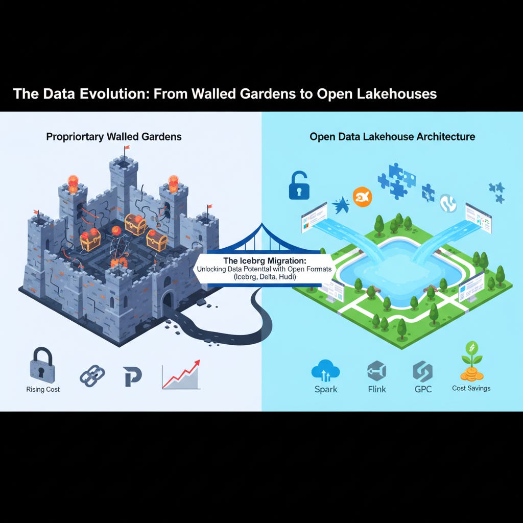 The Iceberg Migration: Charting the Course to Open Data Lakehouses