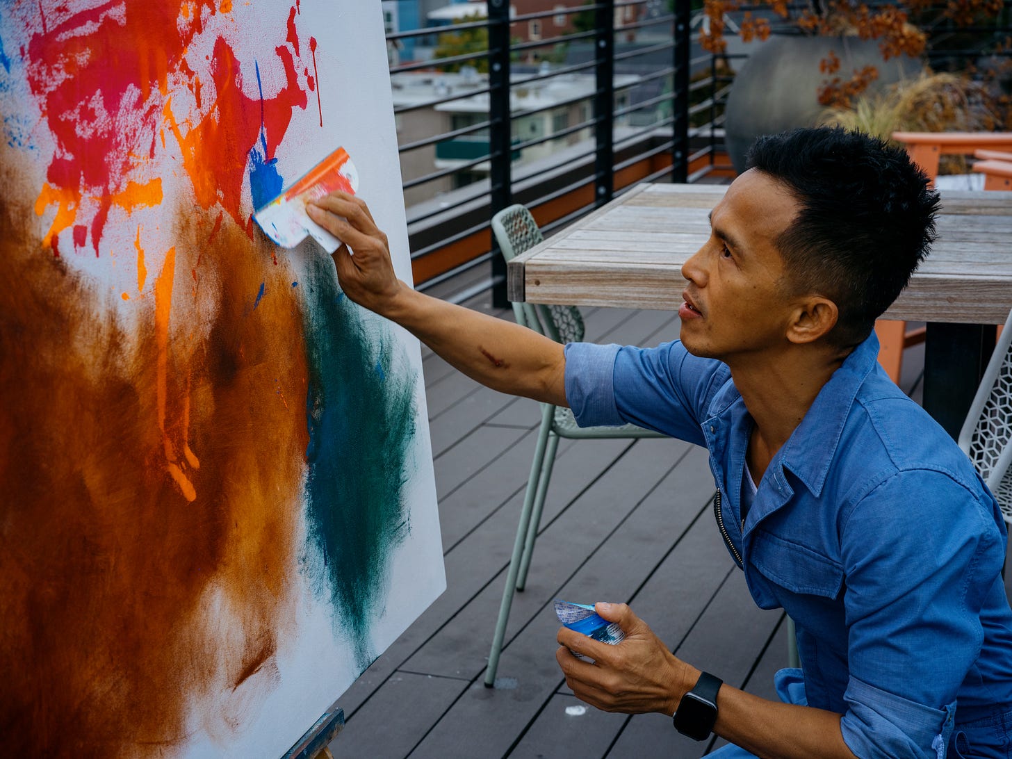 Ross Collado Painting Abstract Art