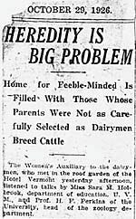 What is Eugenics?: Eugenics Project: A Documentary History, UVM