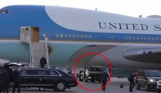 Trump hid inside a catering cart during his recent trip to Turkey on July 8. He climbed into the sandwich and drink truck and got hauled, like a delivery order to a Trump hid inside a catering cart during his recent trip to Turkey on July 8. He climbed into the sandwich and drink truck and got hauled, like a delivery order to a