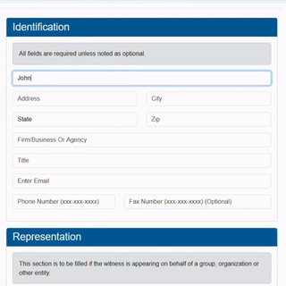 how to file a witness slip